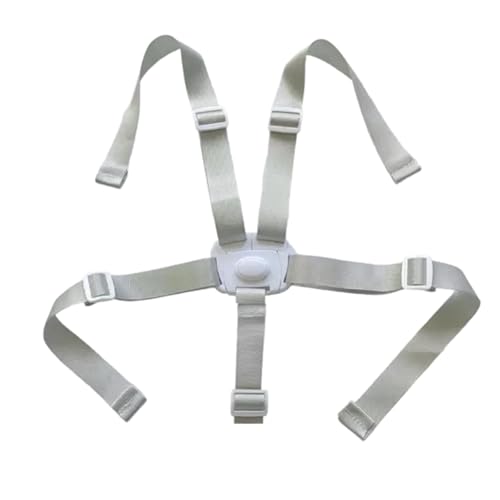 PandaEar High Chair Straps, Adjustable Baby Highchair 5 Point Harness Replacement, Universal Secure Toddler Booster Seat Belt for Infant Eating Chair...