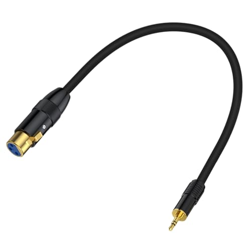 Cable adaptador Jack 3.5mm macho a micrófono 50cm miniatura 1