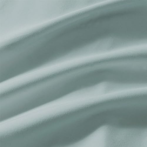 Image of 2 Pack Microfiber Queen Zipper Pillowcases, Soft Comfortable Not Shrink Light Blue Pillow Case, Breathable Pillow Cases Set of 2 (20x30 Inches)