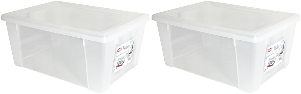 Scatola Multiuso Visualbox - 36,5 X 25,5 X 14 Cm - Capacità 10 Litri - Per Organizzazione Casa E Ufficio - Foto 10