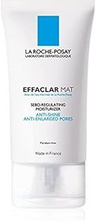 LA ROCHE-POSAY EFFACLAR MAT 40ml , Sebo-regulating moisturiser. Anti-shine, anti-enlarged pores. Reduce pores and sebum flow. And keep skin matt. Product of France