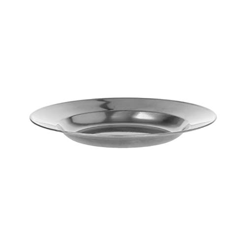 Lot De 3 Assiettes Acier Inoxydable - 14cm, 20cm, 23cm - Vaisselle Camping Et Extérieur