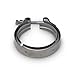 Kraken Automotive - 4 Inch V Band Clamp - 304 Stainless Steel SS - Universal For Downpipe, Manifold, Exhaust