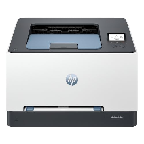 HP Color LaserJet Pro 3202dn, Impresora Láser Monofunción A4, impresión a Doble Cara automática, 25 ppm, USB 2.0, Procesador 1,2 GHz, Ethernet, Memoria 256MB, Compatible Smart, Blanca y Azul