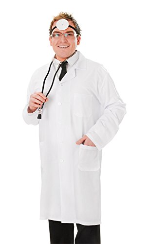 Bristol Novelty AC017 Déguisement Blouse de Docteur Adulte, Multicoloured, Medium