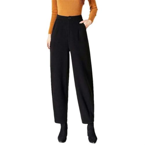 Pantalon droit décontracté pour femmes chic et basique au printemps