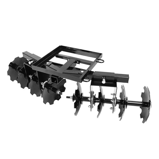 Best garden plow to go behind 4 wheeler KUAFU 54-Inch Disc Plow Harrow