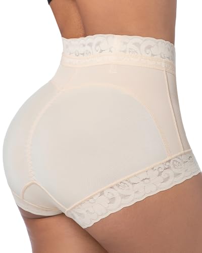 Image of Womens Shapewear Control Panties Butt Lifter Boyshort Lace Panties Underwear