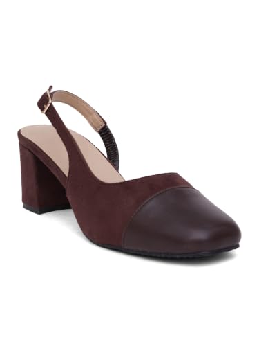 Image of TRYME Women's Mary Jane Block Heels | Single Strap Square Toe Pumps | Comfortable Chunky Heel Shoes for Office Casual Elegant Wear