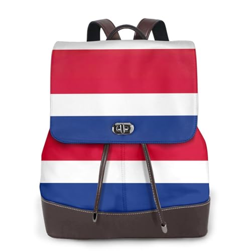 Sac à dos Costa Rica en cuir pour le campus et la randonnée urbaine