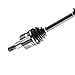Detroit Axle - 4WD Front CV Axle Shaft for Chevrolet Trailblazer GMC Envoy Saab 9-7x Olds Bravada, CV Axle Shaft Assembly Replacement