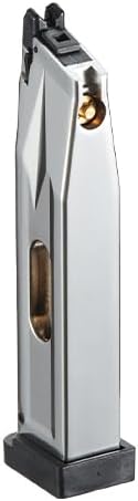 GoldenBall KLI Airsoft Hicapa Baba Yaga 2 CO2 Blowback Airsoft Magazine 30 Round - (Silver)