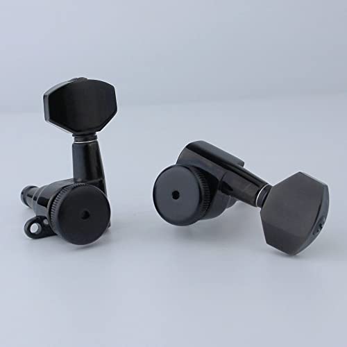 VUBLY 1 ensemble d’accordeurs verrouillables pour guitare électrique, têtes de machine d’accordeurs dorés, noirs… - Les Beatles, Paul McCartney, John Lennon, RIngo Starr, George Harrison VUBLY 1 ensemble d'accordeurs verrouillables pour guitare électrique, têtes de machine d'accordeurs dorés, noirs… – Image 7