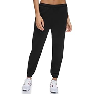 Tommy Hilfiger Women’s Monochromatic Logo Patch Fleece Jogger