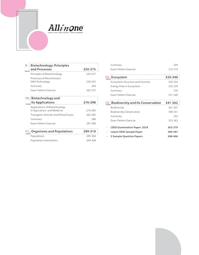 (Old Edition) All in one Class 12 Biology (2024-25) Code:F979