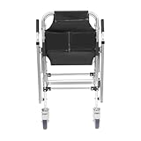 Rollstuhl Notfall Treppenstuhl EMS Faltbarer Transport-Stuhl 45 * 58 * 93cm Tragfähigkeit 160kg – Schwarz