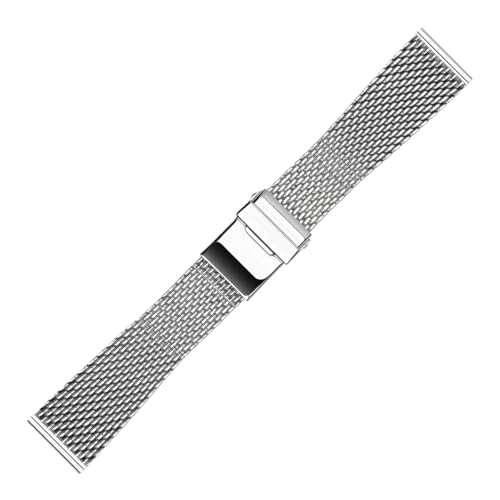 Bracelet poignet métal 20mm en maille d'acier pour sublimer vos tenues