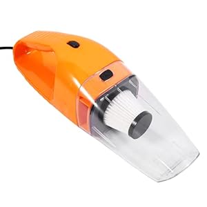 Autostofzuiger, droog en nat handstofzuiger voor tweeërlei gebruik voor buiten voor stof(Fel oranje)