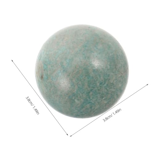Esfera de amazonita natural Gatuida de 4 cm para feng shui 3