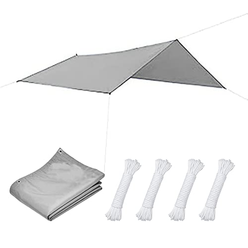 Taud soleil imperméable voile d'ombrage extérieur 1.7x3.8m