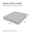 Easy-Going Waterproof Patio Cushion Covers 24x24x4 inch 4 Pack Replacement Non-Slip Outdoor Seat Cushion Slipcover with Zipper. ONLY Covers. Camel