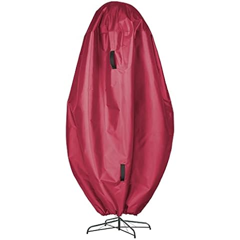 ASSR Premium Christmas Tree Cover,Fits Up To 9ft Christmas Tree Bags,Upright Christmas Tree Oxford Storage Bag ,Xmas Tree Dust-Proof Bag Red Fits up to 9ft tree Cover