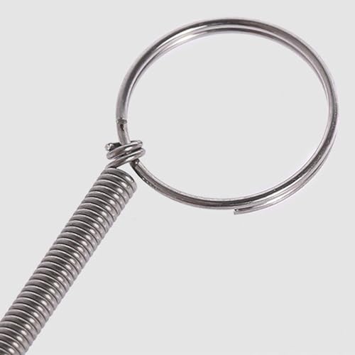 Cepillo flexible para desagües de acero inoxidable, cepillo multifuncional doblable para limpieza de tuberías miniatura 2