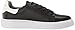 Karl Lagerfeld Paris Men's Lightweight Phylon Sole Leather Sneaker, Black, 11.5