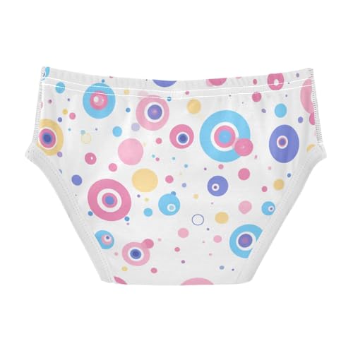 KLL Evil Eye Circle White Boys Toddler Cotton Briefs Underwear Cute Children Undies2