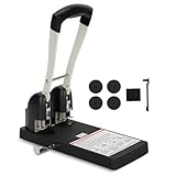 Robuster 2-Loch-Stanzer für Ordner mit ergonomischem Design, stanzt bis zu 150 Blatt Papier für Schulen, Druckgeschäfte und Unternehmen, arbeitssparender Griff