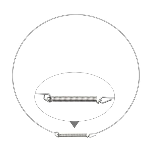 DC97-04973B Washer Door Boot Spring Replacement for Samsung Front Loader - Fixes Water Leaks, Compatible with Part #2025747, Washer Door Boot Spring Clamp Assembly, 1 Pc