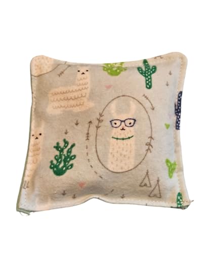 Boo Boo Rice Bag Blue Llamas