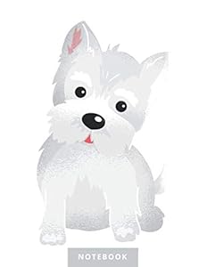 Notebook: Lined Large (8.5 x 11 inches) 100 Pages Journal Notebook With Westie Dog Cover