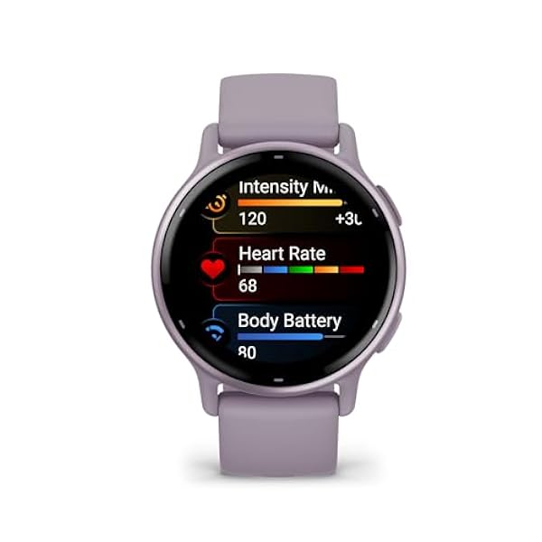 Garmin vívoactive 5, Smartwatch AMOLED 1,2", Cassa 42mm, Musica, Pay, 30 Sport, GPS, Cardio, Coach Sonno, Benefici Workout, Autonomia 11 giorni (Orchid & Orchid Metallic)