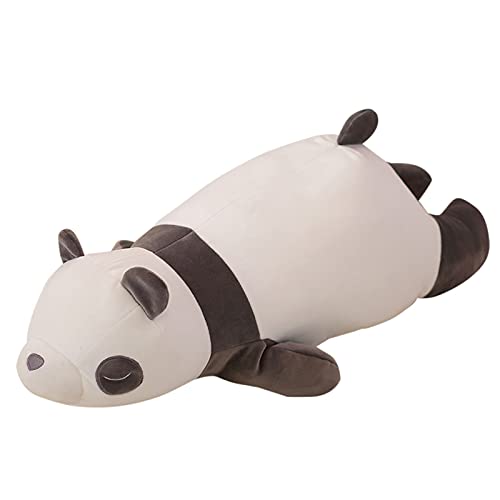 22" Sleeping Panda Plush Pillow Stuffed Animal Throw Pillow, Hugging Pillow Comfort Cushion Soft Plushies Toy for Daily Home Decor Gift for Kids or Lover in Birthday Valentine Christmas