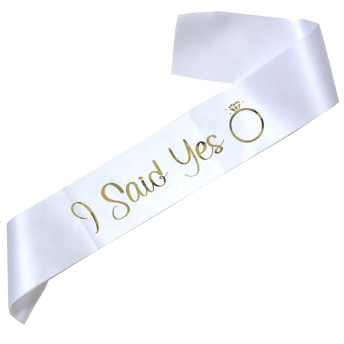 Jozlynn I Said Yes Sash Bride To Be Engagement Bachelorette Party Accessory
