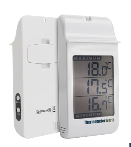Termometro Digitale Per Serra Max Min - Termometro Max Min Per Monitorare Le Temperature Massime E Minime, Accessori Per Serra Per Interni O Esterni - 8