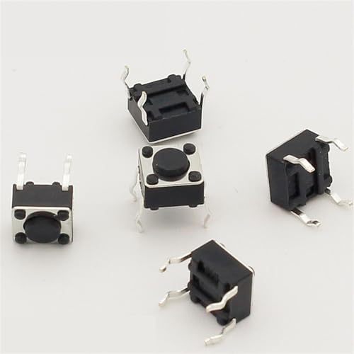 Micro interrupteur 6x6x4.3mm à contact en cuivre pour réparation électronique