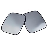 Espejo retrovisor calefactable: Este espejo retrovisor de repuesto para el lado del conductor cuenta con un módulo calefactor en la parte trasera que elimina la niebla o derrite el hielo y la nieve calentando el espejo de adentro hacia afuera.