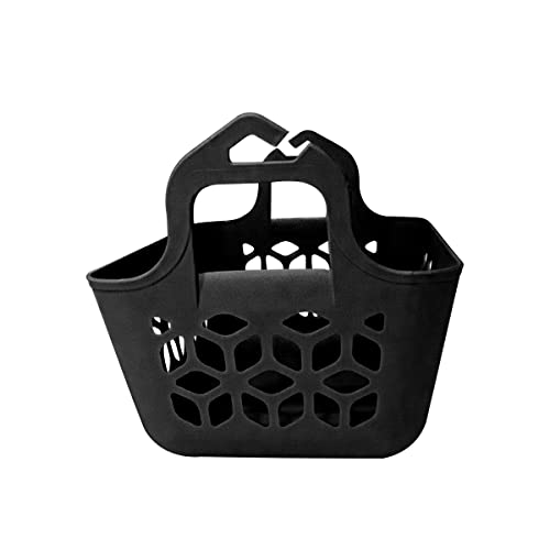 Cesto Organizador de Prendedor de Roupa Multiuso Lavanderia Cor:Preto