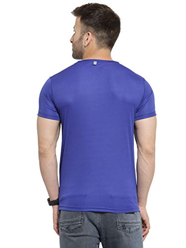 Image of AWG ALL WEATHER GEAR Men's Round Neck Half Sleeves, Lightweight Quick Dry Regular Dry Fit Sports T-shirt