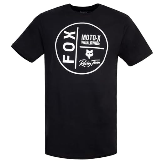 Fox T-Shirt Camiseta, Negro, Medium Hombres