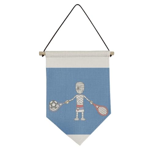 Drapeau serbe en toile de qualité supérieure pour décoration murale