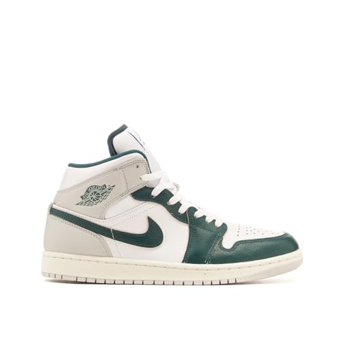 Nike Tênis masculino Air Jordan 1 Mid SE, Branco/vela/cinza neutro