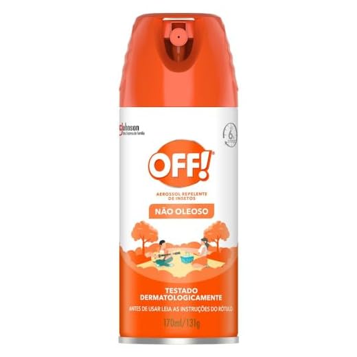 OFF Family, Aerossol Repelente de Mosquitos e Insetos, Nova embalagem, Até 6h de proteção, Não Oleoso, Testado dermatologicamente, 165ml