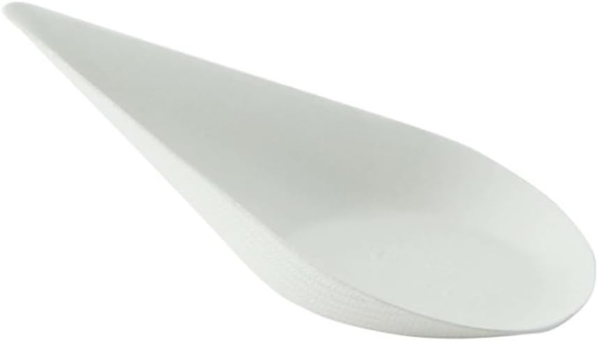 PacknWood 210BCHICDROPF 0.5 oz 4.1 x 1.9 x 1.15 in. Bio-N-Chic Drop Shaped White Sugarcane Dish Bowl with No Added PFAS - 300 Piece