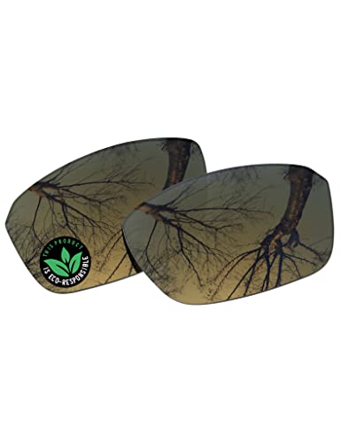 Image of Raydi Polycarbonate Replacement Lenses & Nosepads for Oakley Split Shot OO9416 Rectangular Sunglasses
