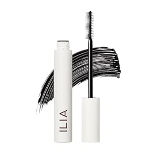 ILIA - Limitless Lash Mascara | Lightweight, Nourishing, Lengthening, Lifting | Flake + Smudge-Resistant | Non-Toxic, Cruelty-Free, Ophthalmologist-Tested, Safe For Sensitive Eyes (Soft Black)