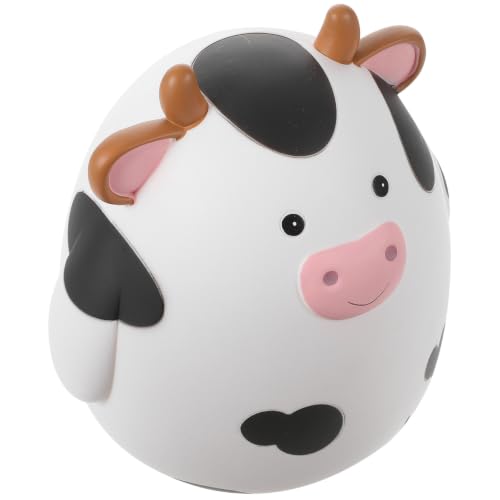 Hucha de vaca de resina Kisangel con gran capacidad para monedas 2