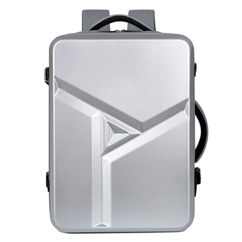 Mochila rígida para portátil de hombre con puerto USB y compartimento húmedo